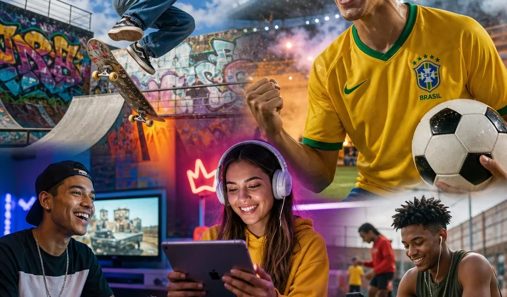 A paixão esportiva nacional: como o esporte molda o entretenimento da juventude brasileira