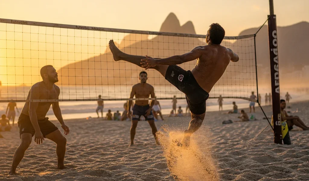 A cultura dos esportes de praia e rua no Brasil: do futevôlei ao futebol de várzea